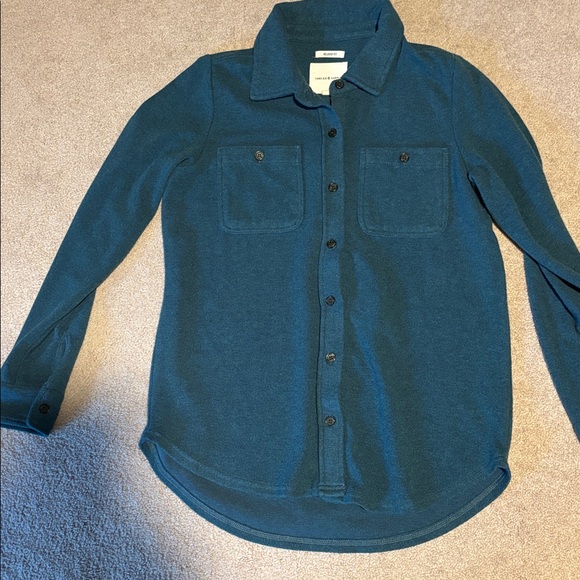 Thread & Supply Teal Button Down Shirt - Picture 2 of 2